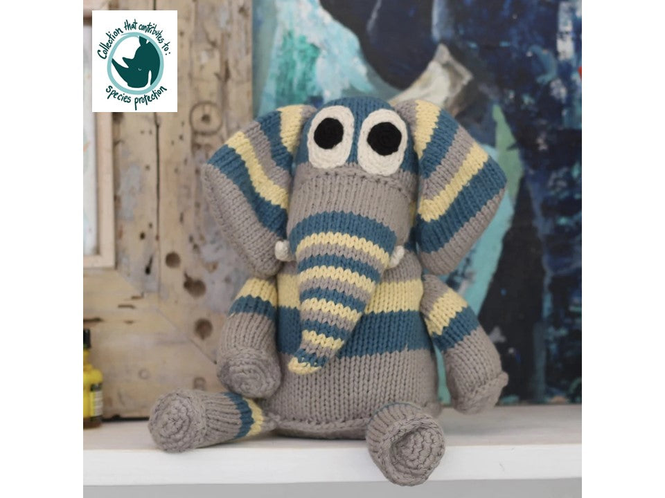 LITTLE NDABA SNUGGLE COLLECTION- ELEPHANT YELLOW