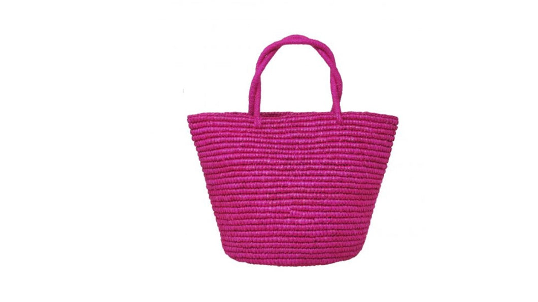 HANDMADE TOTE FUSCHIA MEDIUM